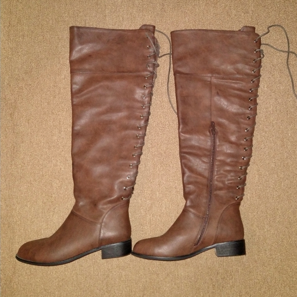 Monroe and Main Brittany Lace-Up Boot